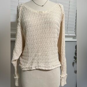 Women’s cream FREE PEOPLE sweater